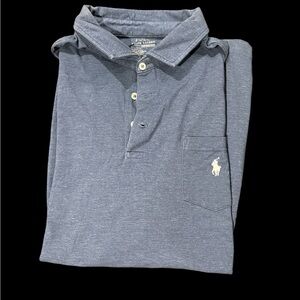 Polo Ralph Lauren Blue Collar Men Shirt